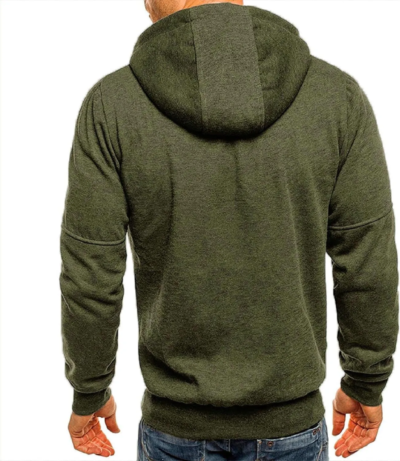 Hoodies For Men Winter Casual Loose Solid Hooded Sweater Top Black Jacket Men Black Sweater Hoodies For Youths Black