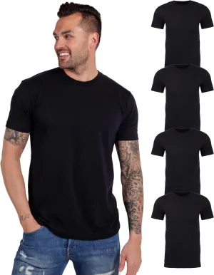 INTO THE AM Mens T Shirt Packs - Short Sleeve Crew Neck Soft Fitted Tees S - 4XL Fresh Classic Tshirts