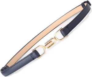 JSEIAJB Women's Buckle Adjustable Waistband Dres Suit Decoration Small Belt Student Belt