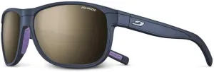 Julbo Men's Classic Polarized Tall Rectangular Shape Sunglasses, Purple, M