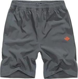 Kolongvangie Men's Casual Gym Running Shorts Quick Dry Pajamas Sports Shorts Skateboard Swimming Gogging Shorts