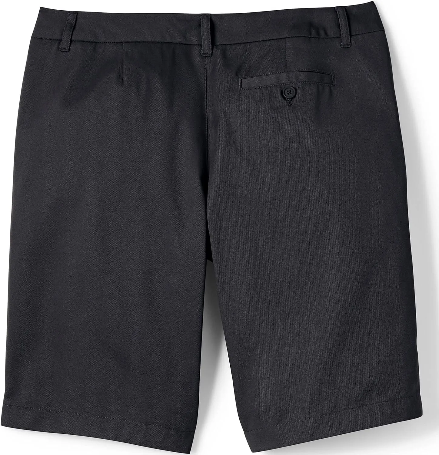 Lands' End School Uniform Young Women's Plain Front Blend Chino Shorts