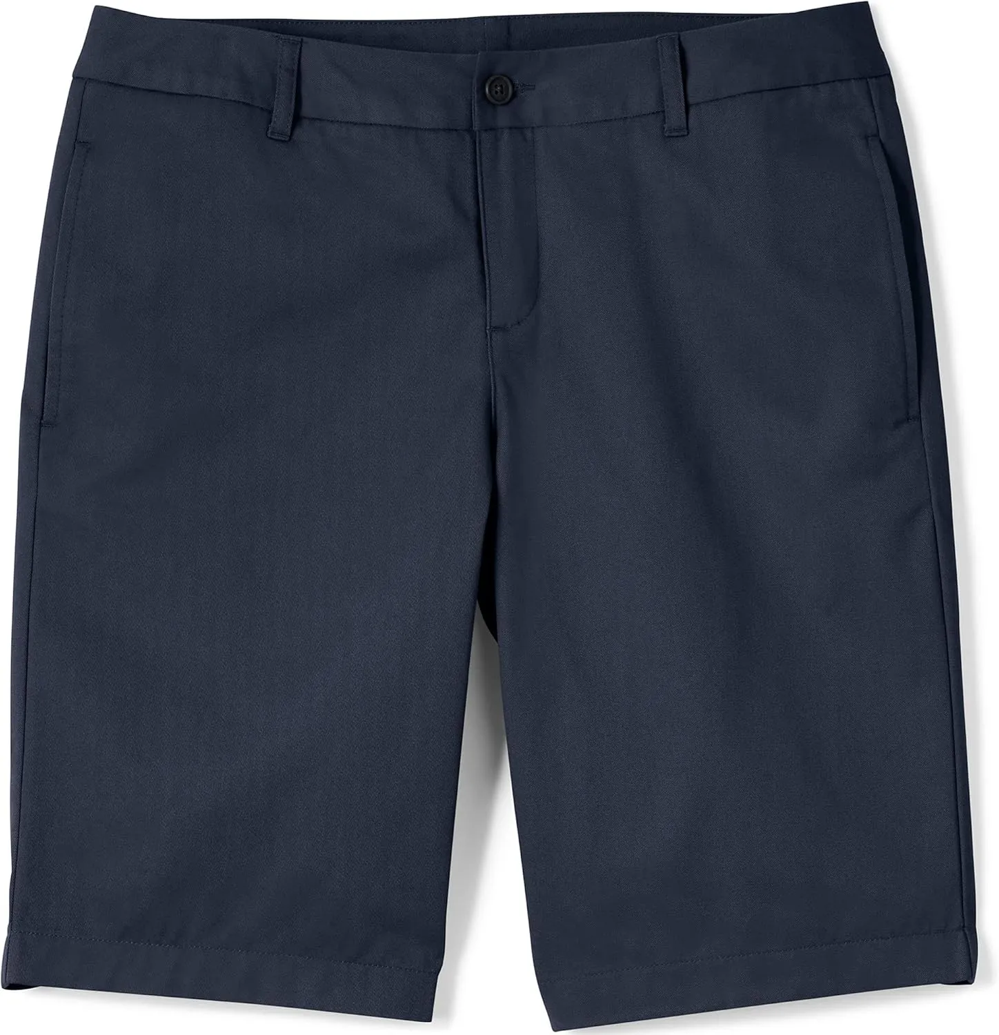 Lands' End School Uniform Young Women's Plain Front Blend Chino Shorts