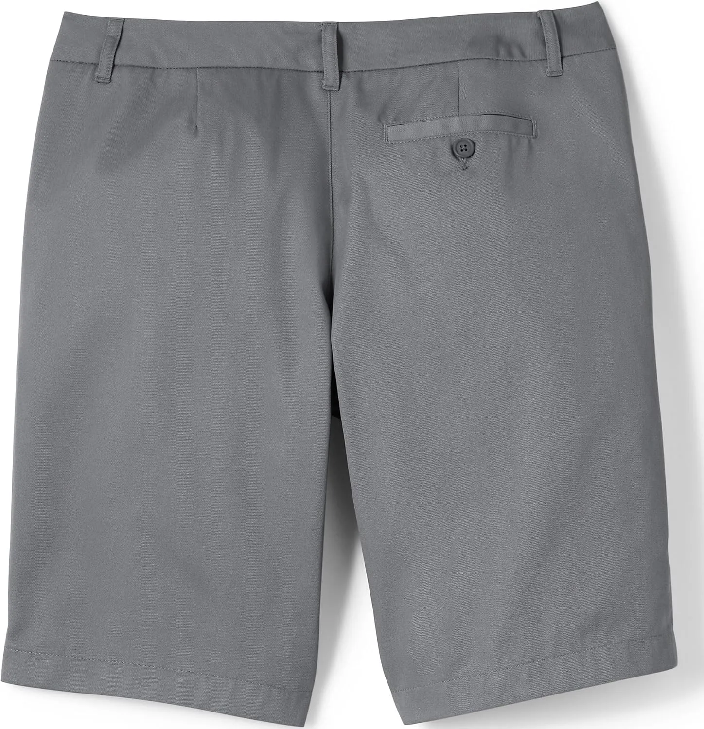 Lands' End School Uniform Young Women's Plain Front Blend Chino Shorts