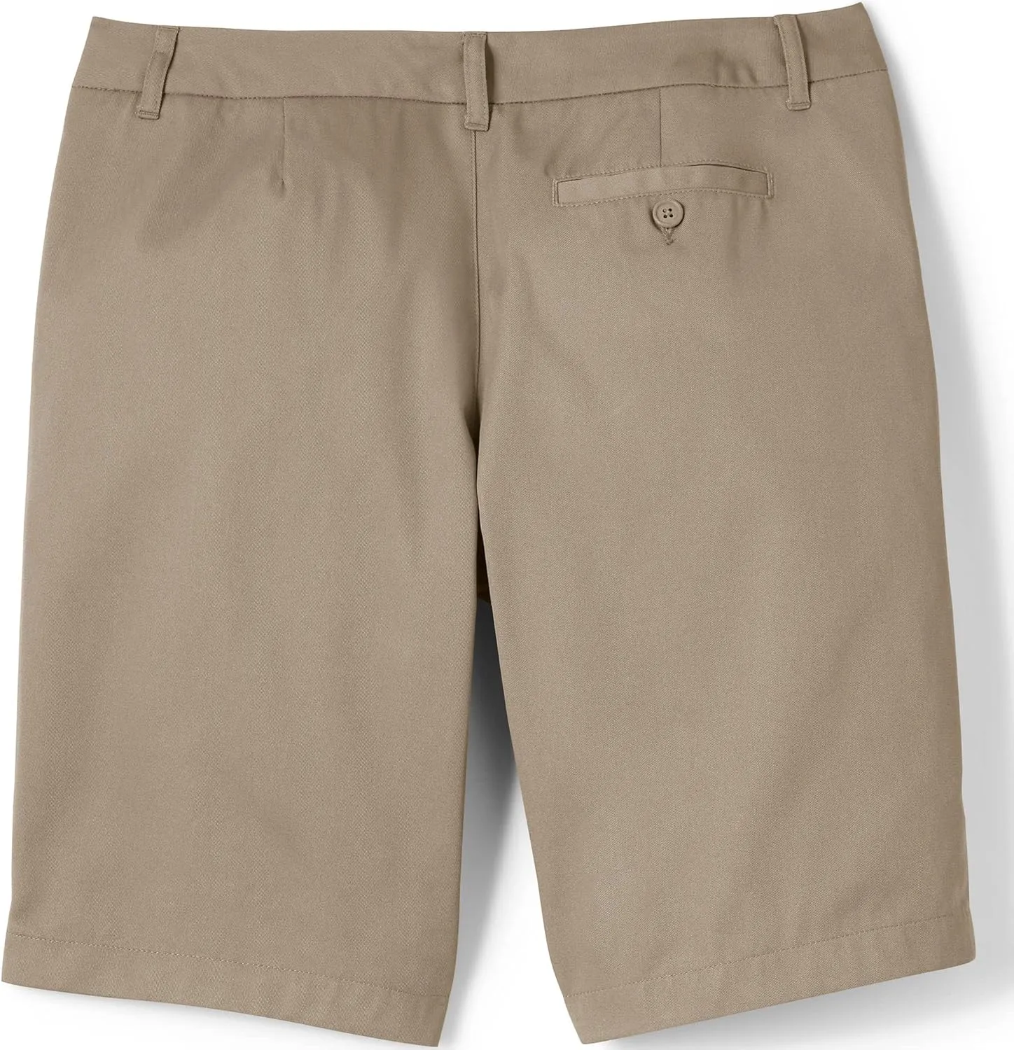 Lands' End School Uniform Young Women's Plain Front Blend Chino Shorts