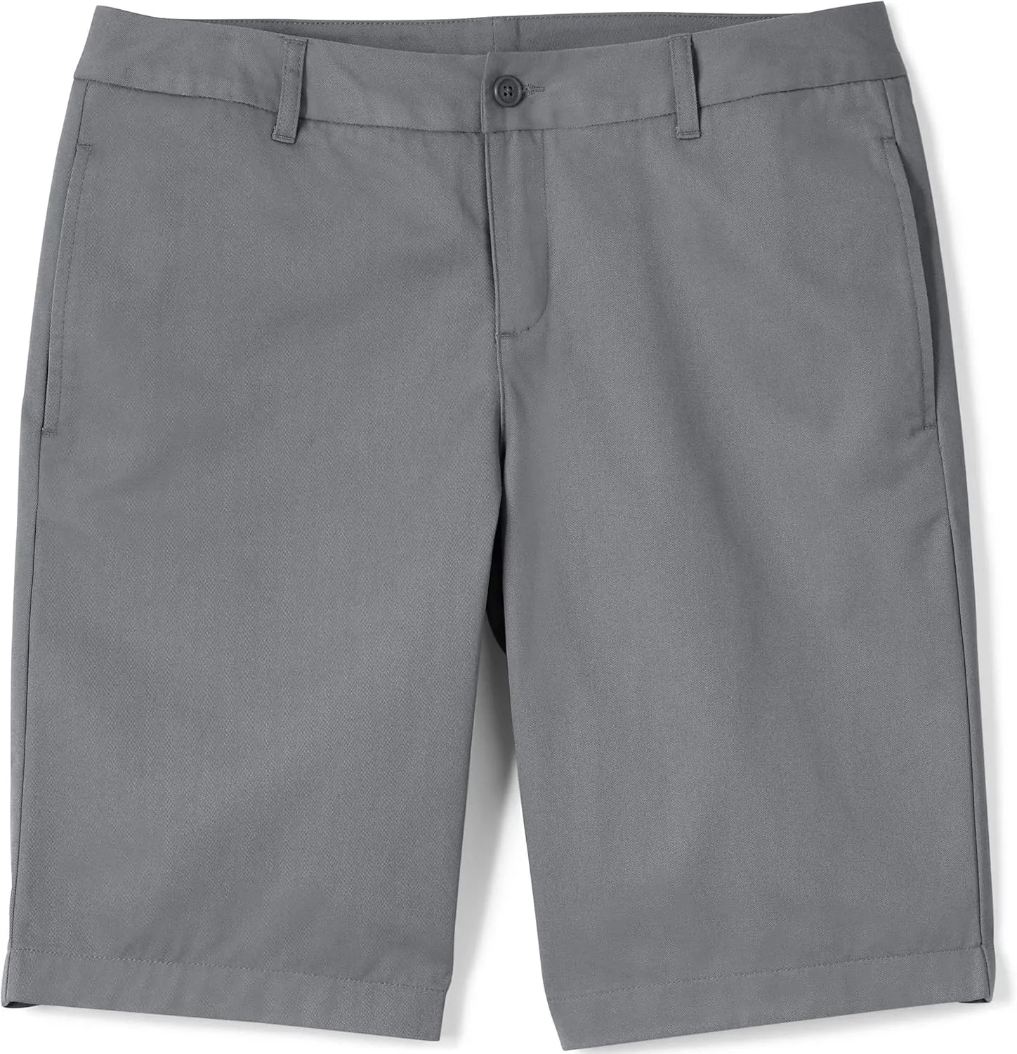 Lands' End School Uniform Young Women's Plain Front Blend Chino Shorts