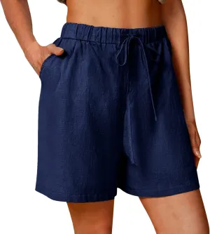 LCMTWX Khaki Women's Athletic Hiking Quick Shorts