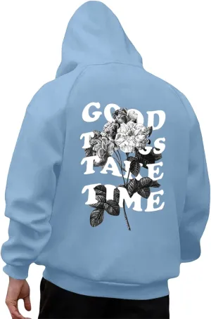Love Like Jesus Hoodies for Men Letter Graphic Christian Faith Hoodies with Pocket Long Sleeve Drawstring Hooded Sweatshirts