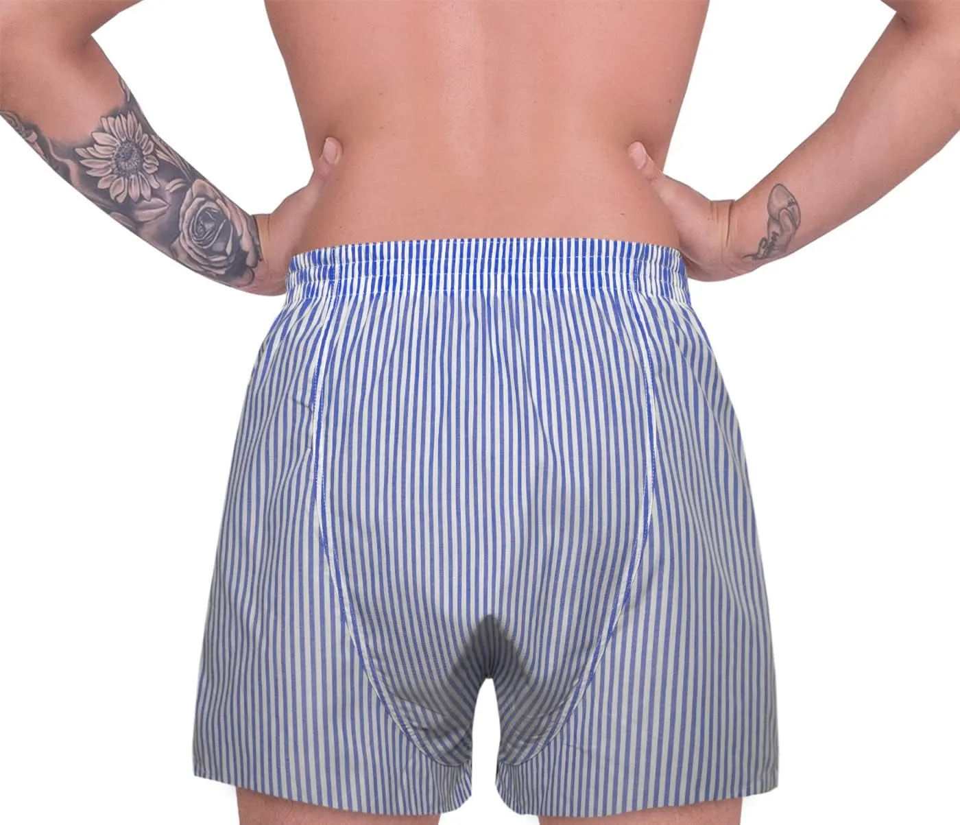 LUFT Mens Classic Mercerized Cotton Pull On Soft Underwear Trunks Boxer Shorts