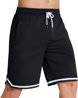 MAGCOMSEN Men's Athletic 10'' Shorts Quick Dry Basketball Shorts Workout Gym Running Tennis Shorts Lightweight Shorts