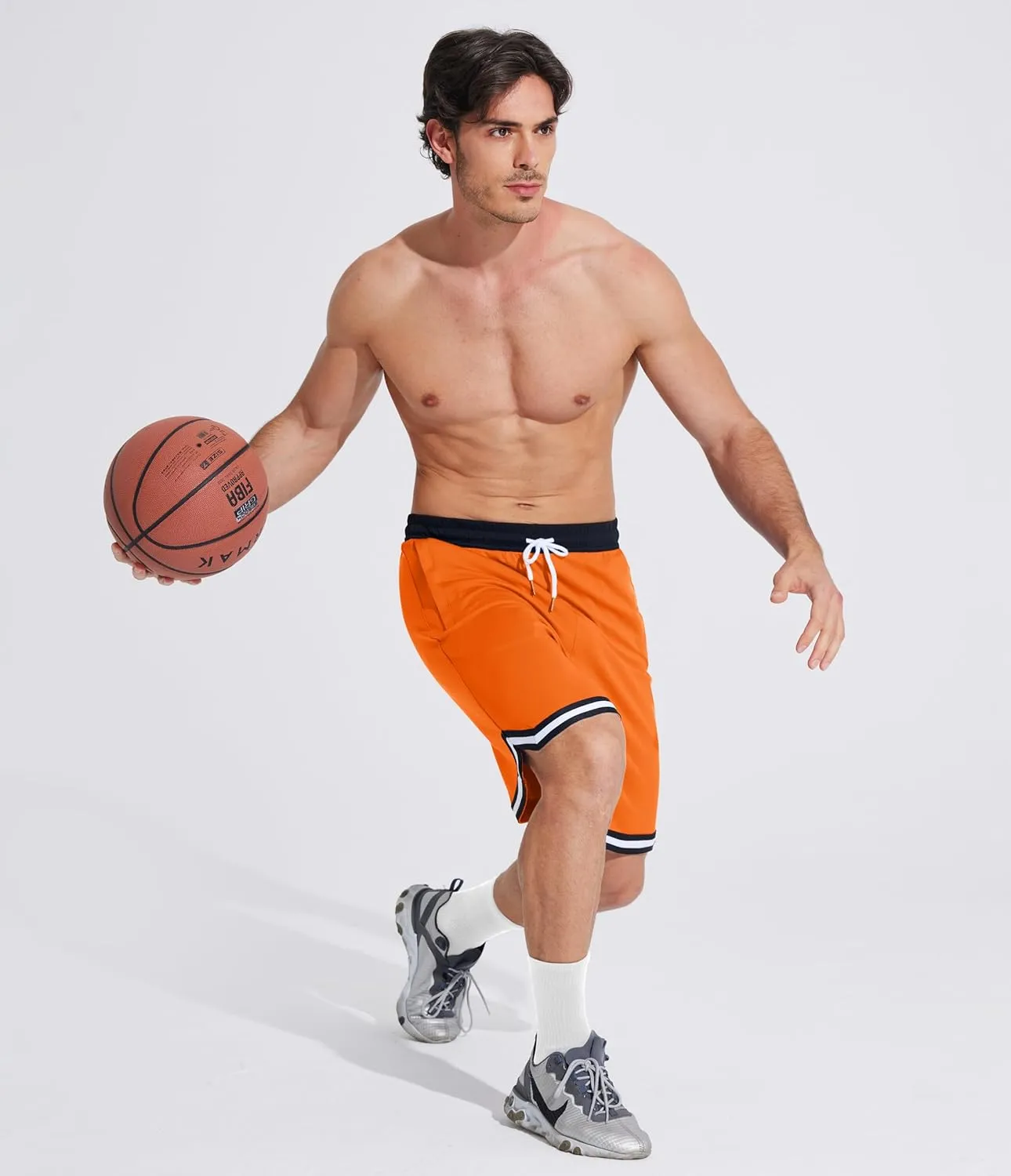 MAGCOMSEN Men's Athletic 10'' Shorts Quick Dry Basketball Shorts Workout Gym Running Tennis Shorts Lightweight Shorts