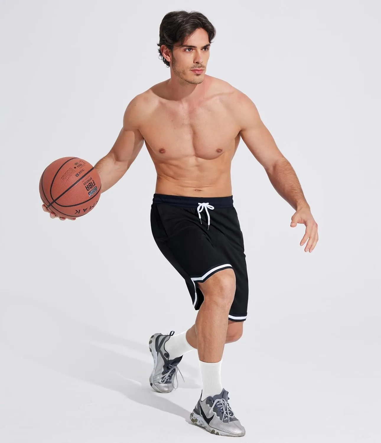 MAGCOMSEN Men's Athletic 10'' Shorts Quick Dry Basketball Shorts Workout Gym Running Tennis Shorts Lightweight Shorts
