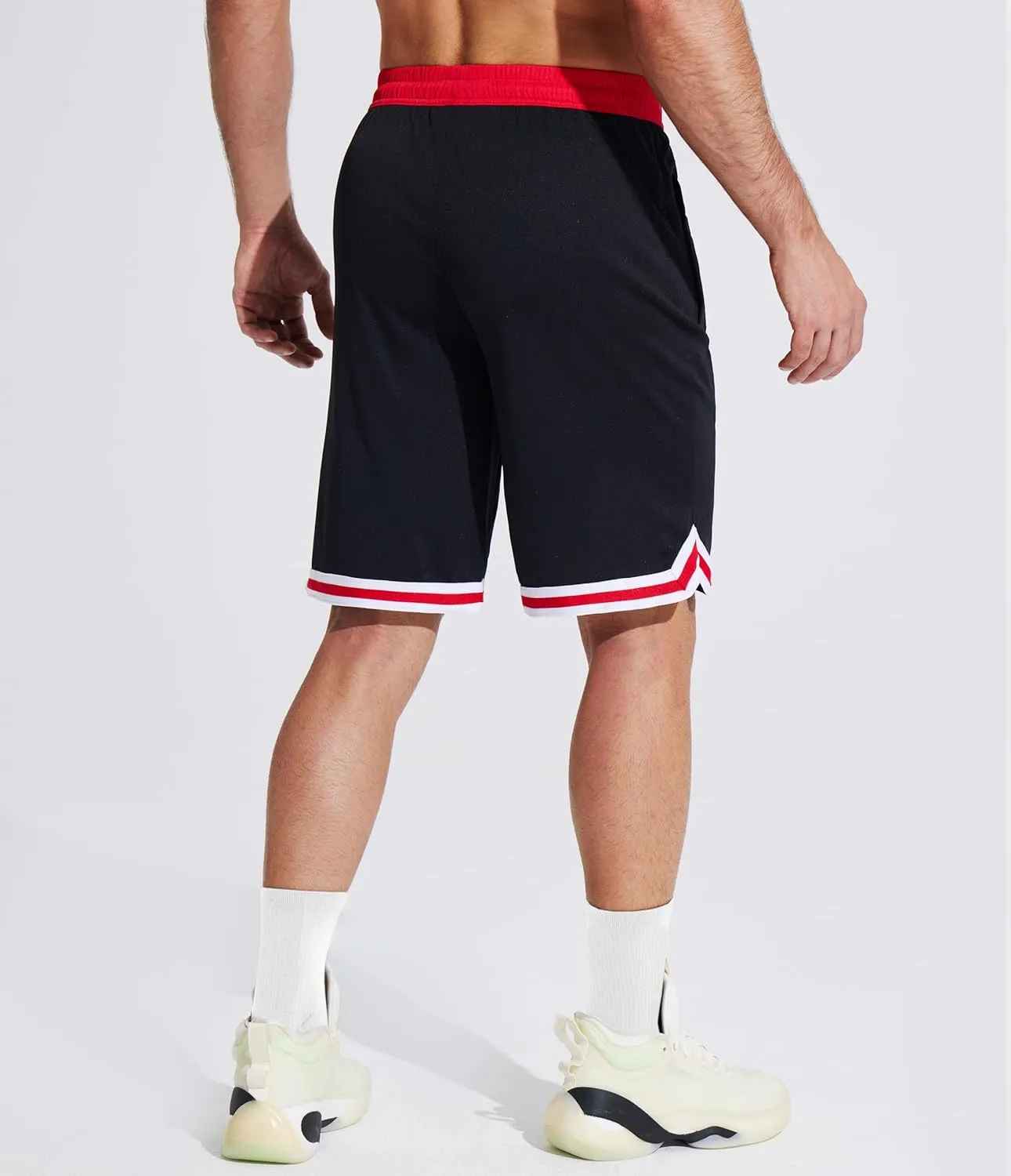 MAGCOMSEN Men's Athletic 10'' Shorts Quick Dry Basketball Shorts Workout Gym Running Tennis Shorts Lightweight Shorts
