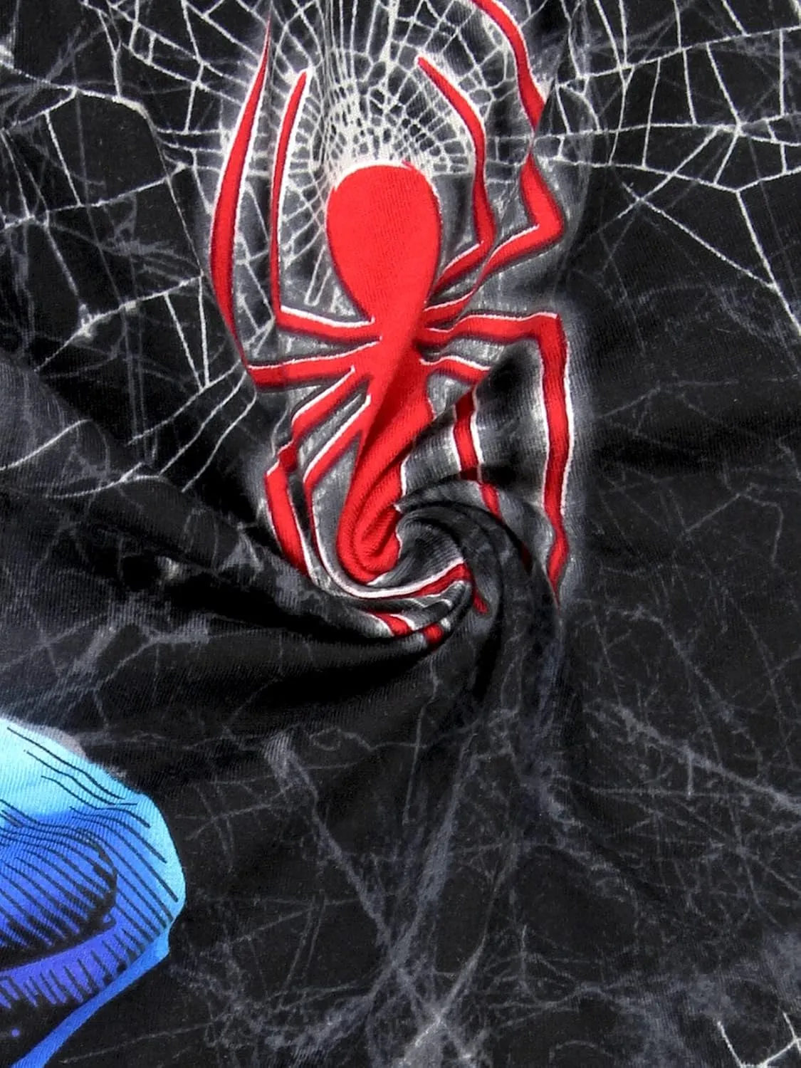 Marvel Spider-Man Web Comic Style Men's Boxer Lounge Shorts