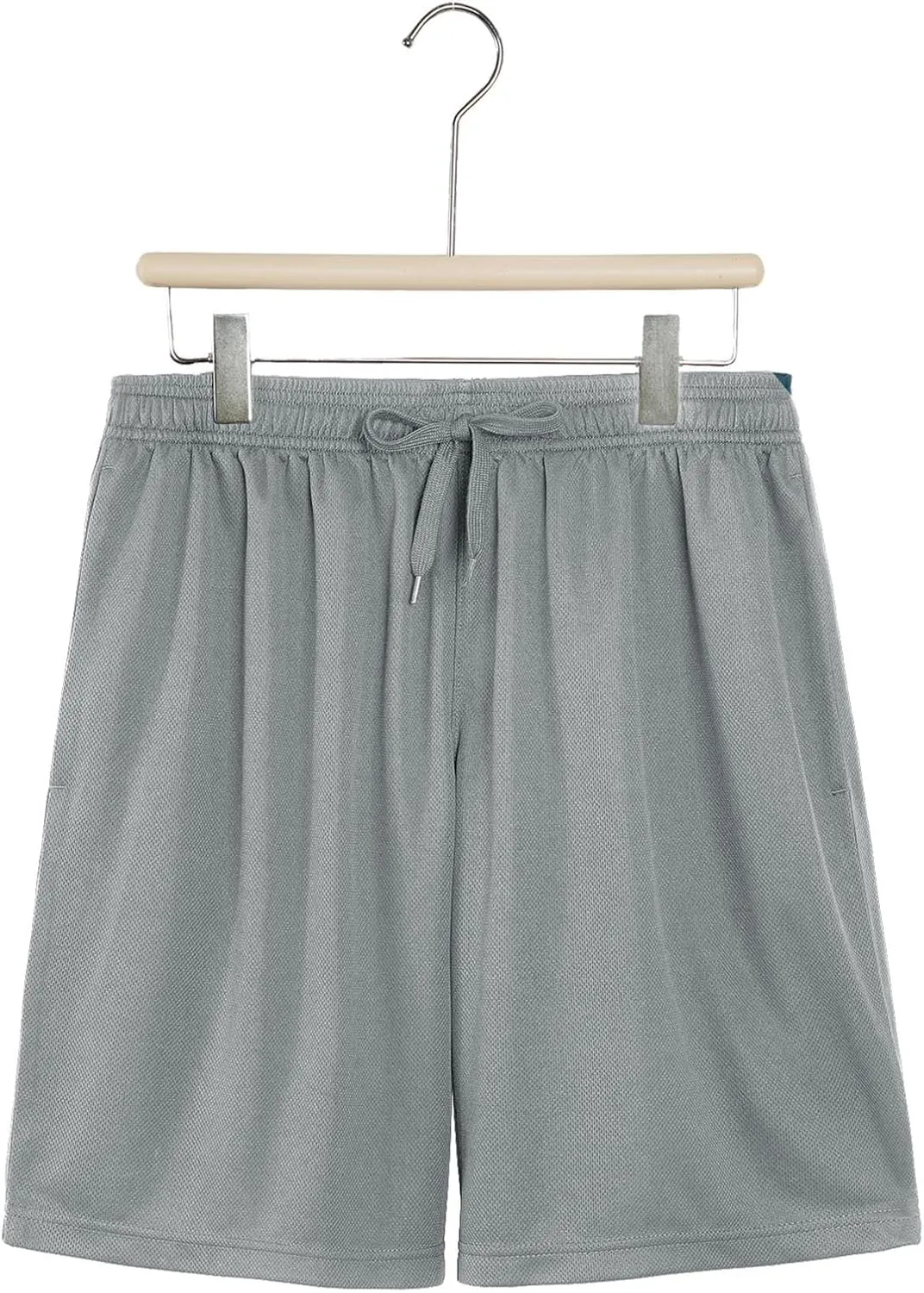 Men Shorts Casual Lightweight Jogging Shorts Quick Dry Gym Running Hiking Shorts with Pockets 3 Pack