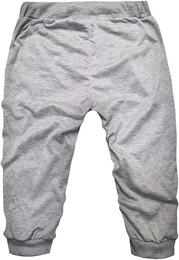 Men's 3/4 Jogger Capri Pants Workout Gym Below Knee Shorts Slim Fit Training Running Workout Capri Joggers Shorts