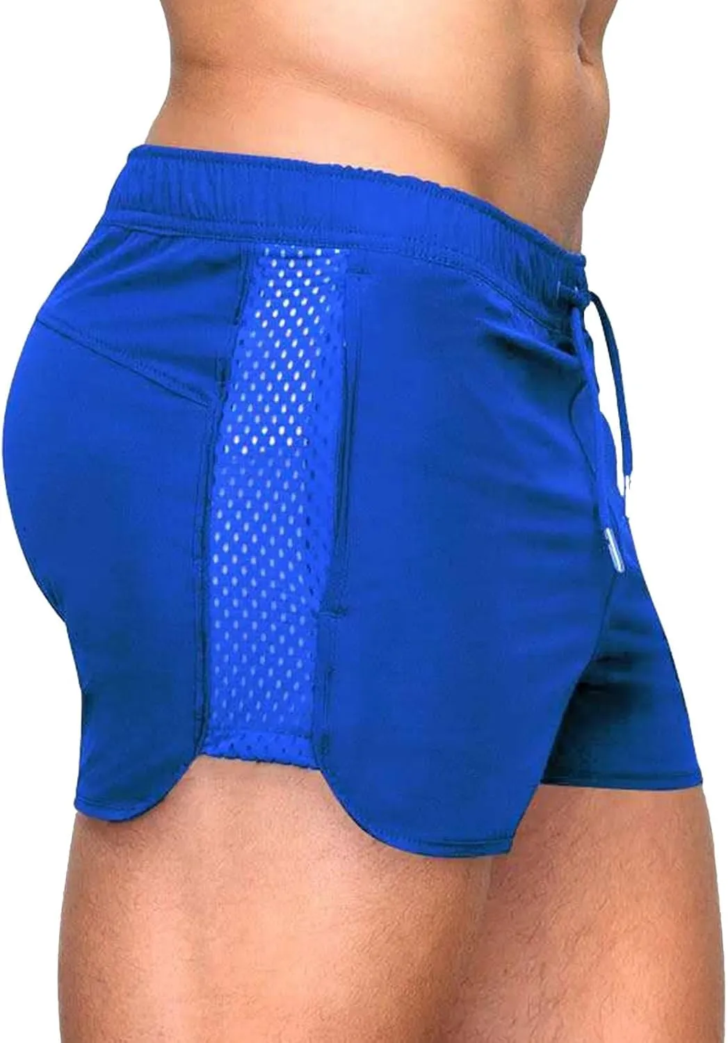 Men's Athletic Shorts, Mens Mesh Running Shorts Breathable Quick Dry Gym Athletic Workout Shorts for Men with Pockets