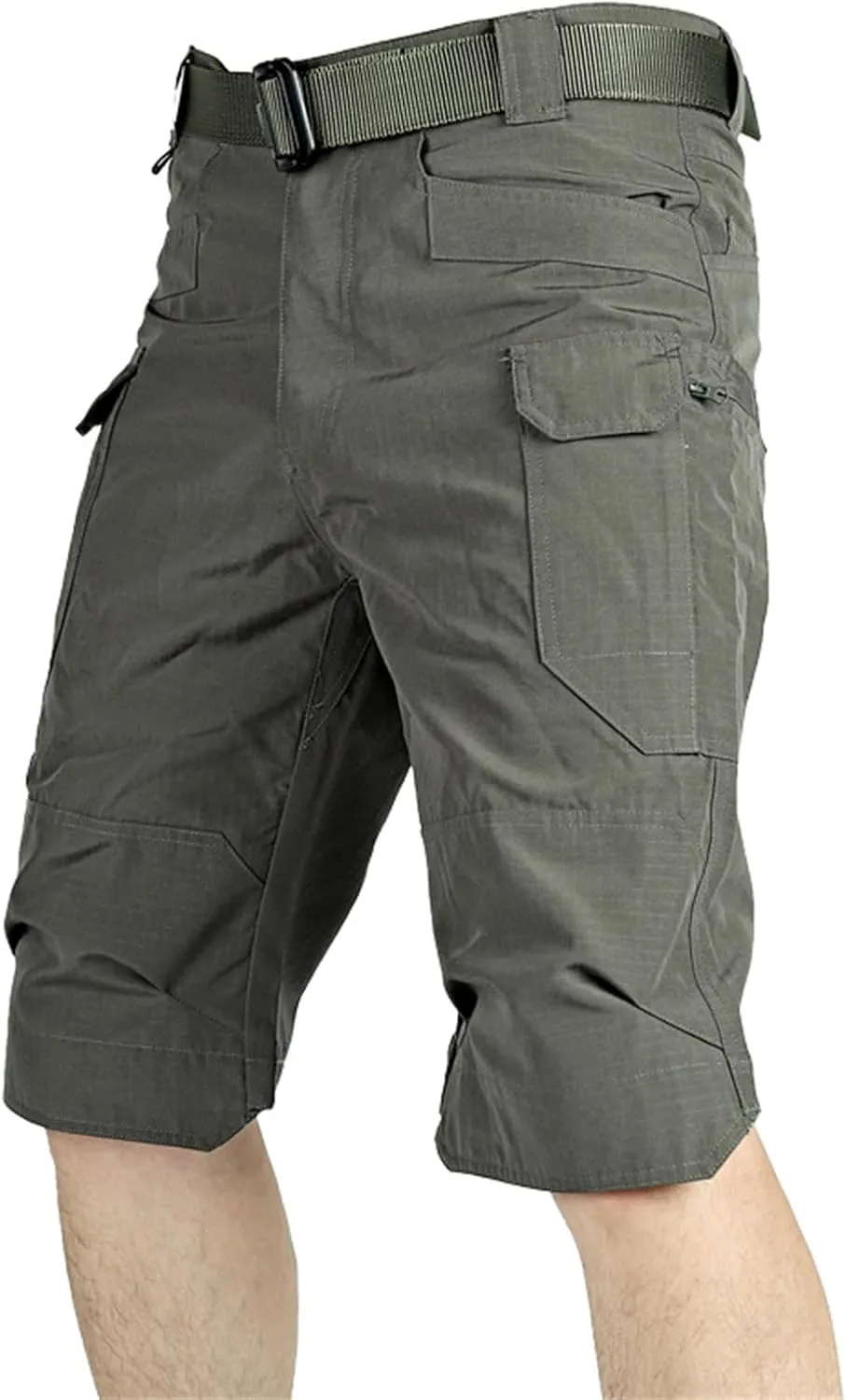 Mens Classic Tactical Shorts Summer Combat Cargo Shorts Outdoor Water-Resistant Hiking Pants with Multiple Pockets