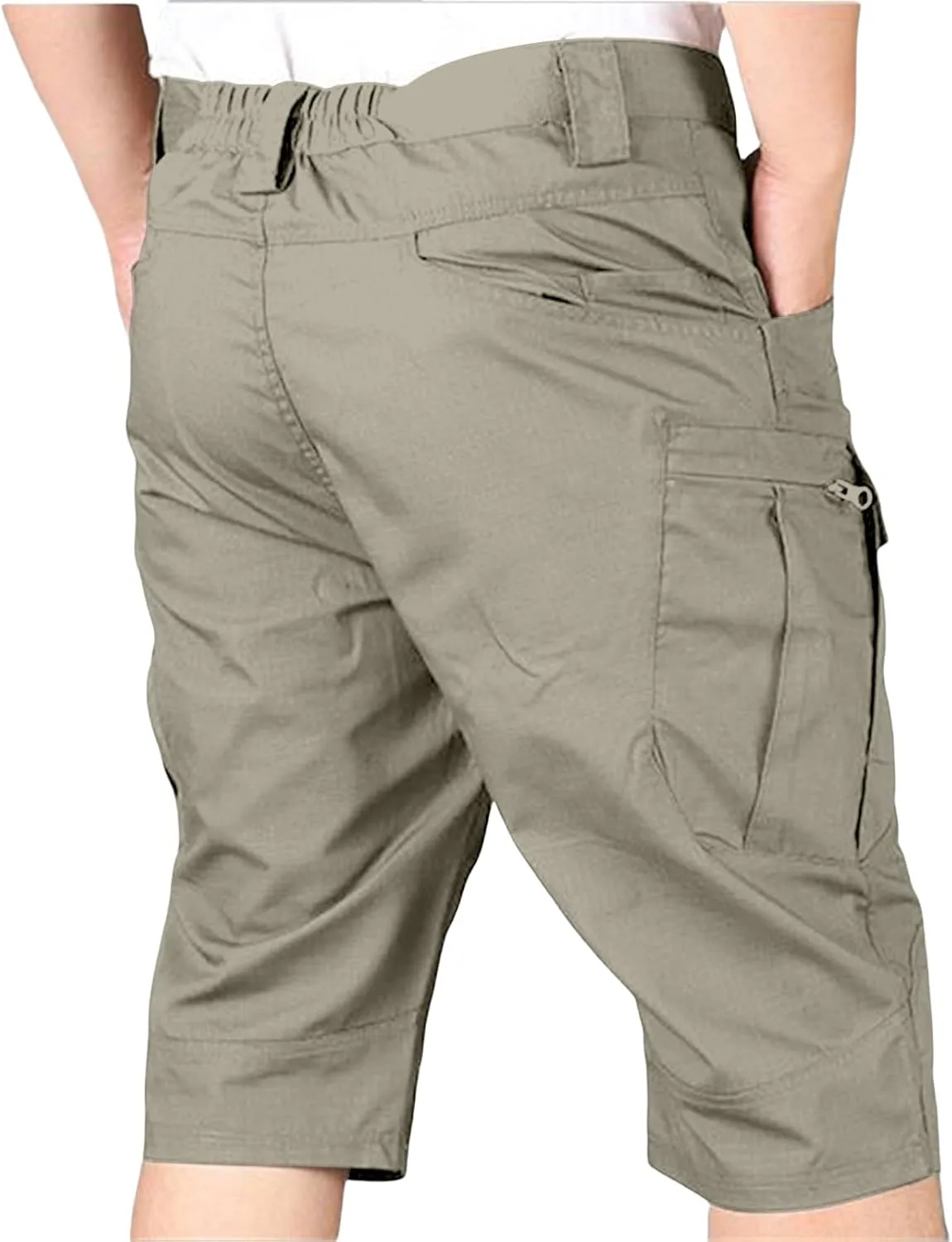 Mens Classic Tactical Shorts Summer Combat Cargo Shorts Outdoor Water-Resistant Hiking Pants with Multiple Pockets