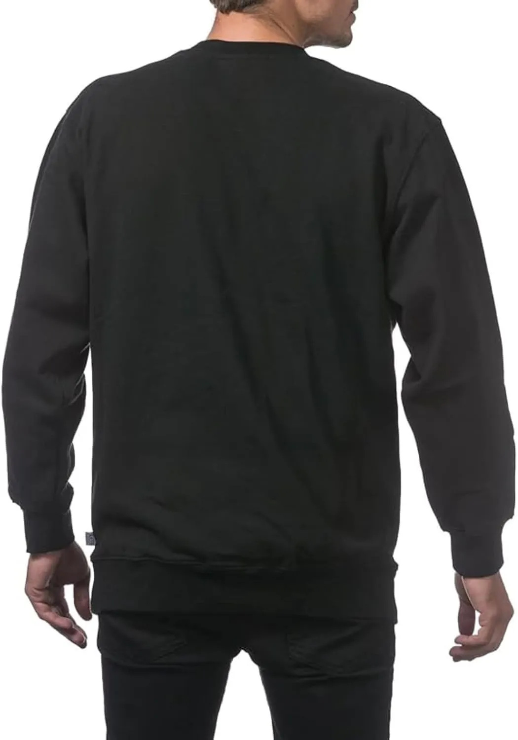 Men's Crewneck Sweatshirt Plain Sweatshirts Athletic Workout Sweat Shirts Soft Long Sleeve Pullover Shirt