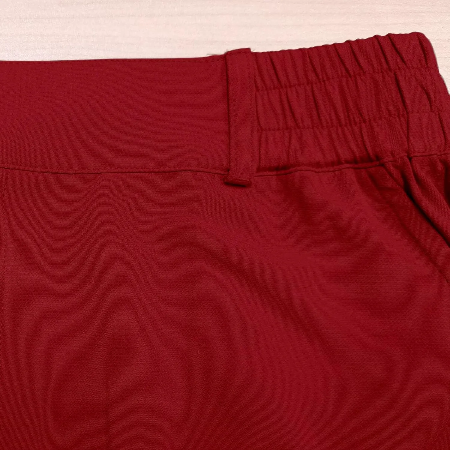 Men's Golf Shorts Button Up Zipper Casual Shorts Solid Color Straight Leg Pants Regular Fit Simple Stretch Pants