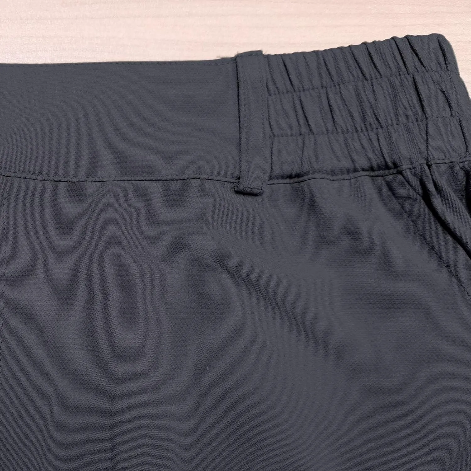 Men's Golf Shorts Button Up Zipper Casual Shorts Solid Color Straight Leg Pants Regular Fit Simple Stretch Pants