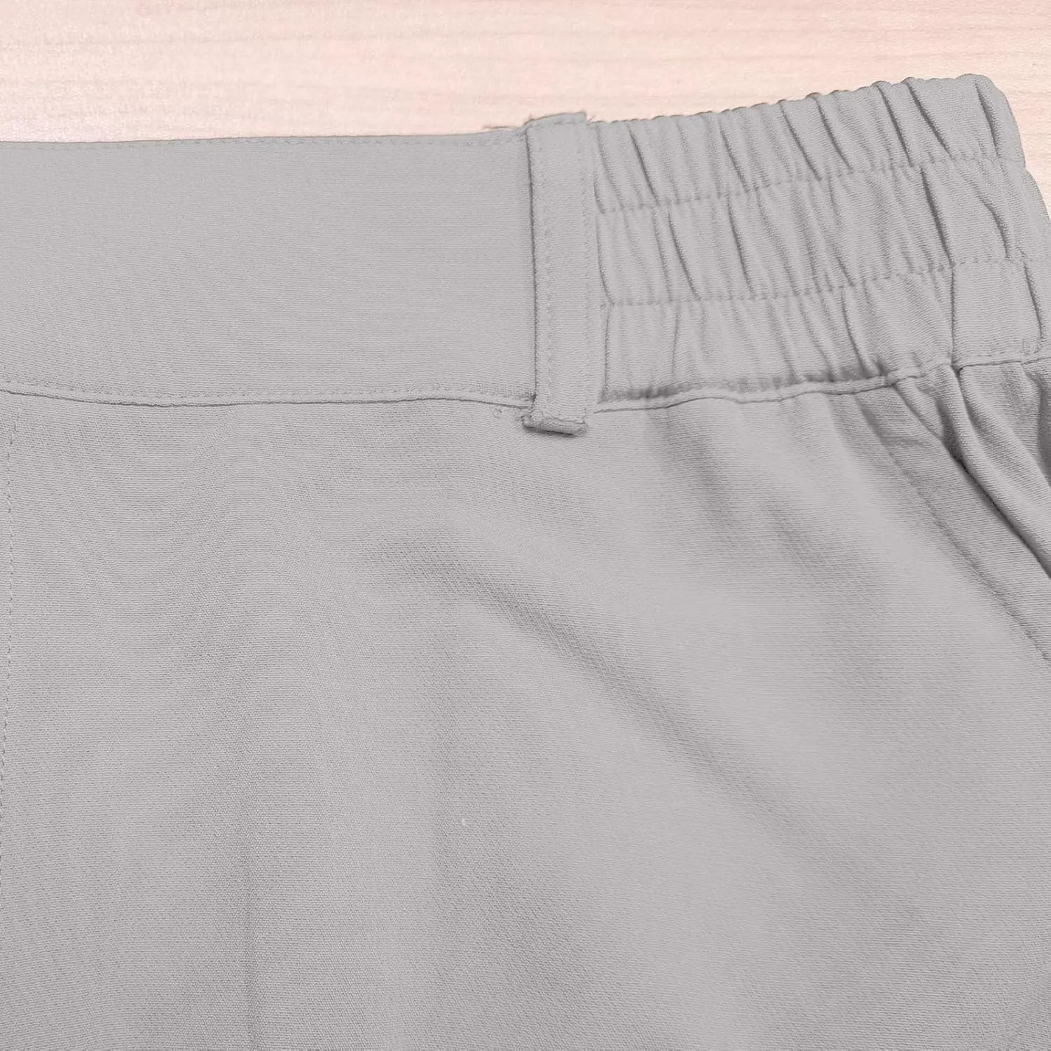 Men's Golf Shorts Button Up Zipper Casual Shorts Solid Color Straight Leg Pants Regular Fit Simple Stretch Pants
