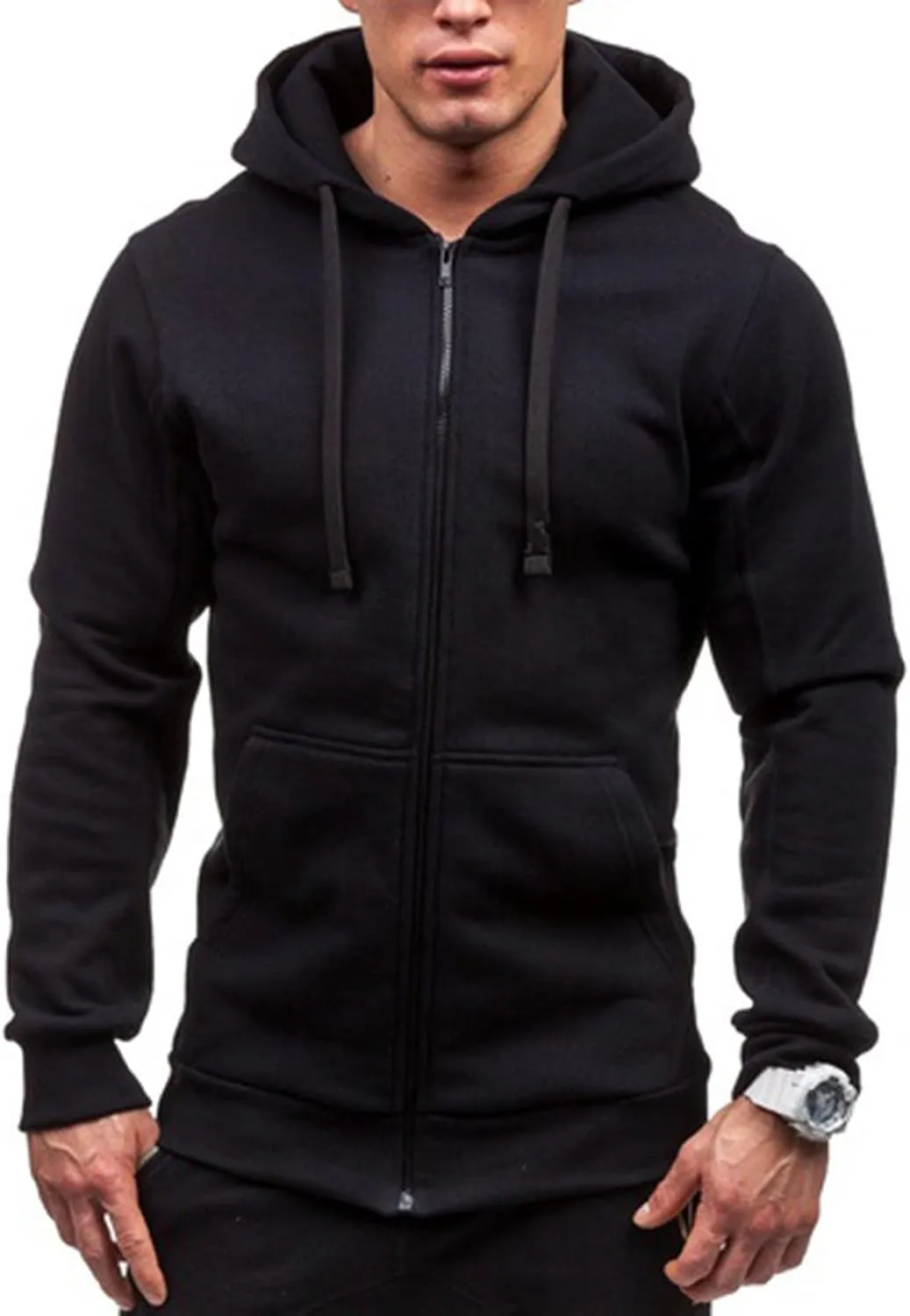 Men's Hoodie Comfortable Loose Solid Hooded Sweater Top Printed Sweatshirt Top Outdoor Men'S Fashion Hoodies And Sun