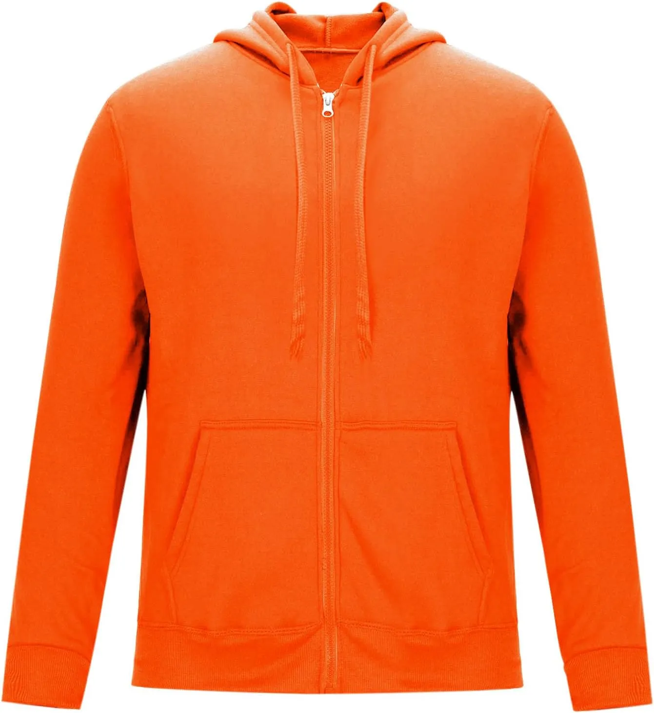 Mens Hoodies,Black Hoodie Full Zip Sweatshirts Jacket Teen Boys Fleece Coat Fall Casual Long Sleeve Zip Up Pullover