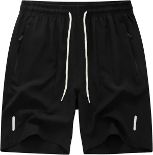 Men's Running Athletic Shorts Quick Dry Lightweight Gym Shorts for Men Workout Basketball Exercise Shorts with Pockets