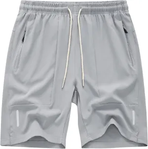 Men's Running Athletic Shorts Quick Dry Lightweight Gym Shorts for Men Workout Basketball Exercise Shorts with Pockets