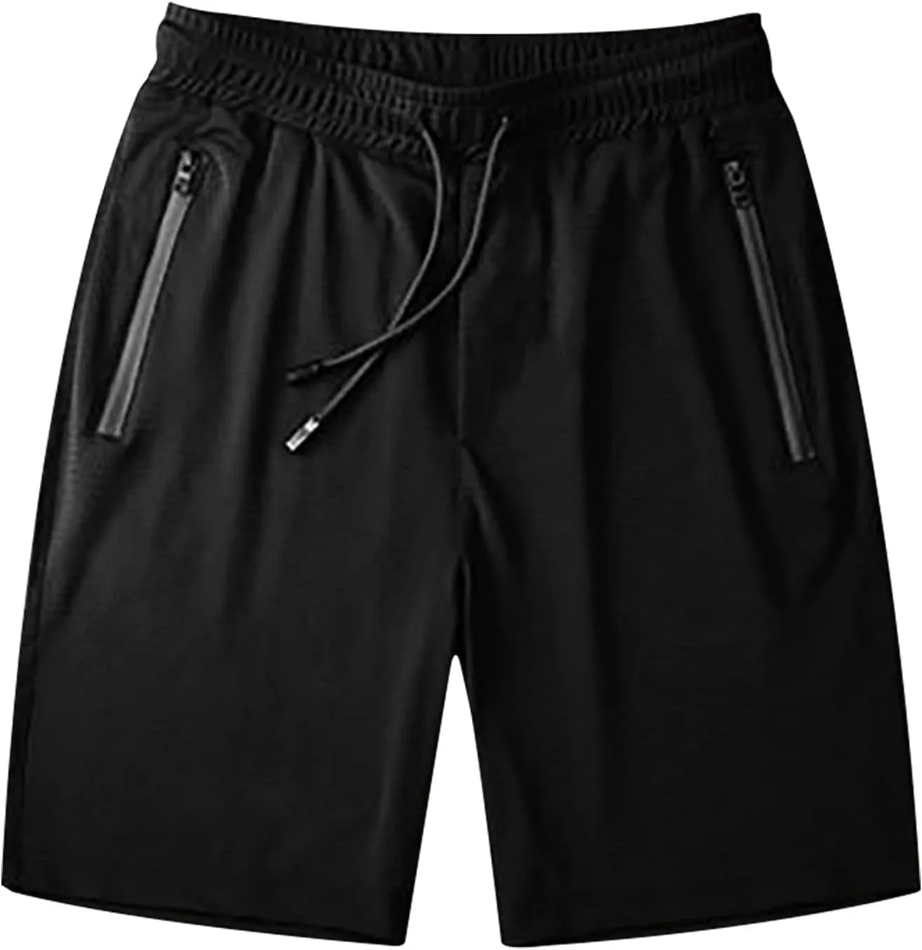 Men's Running Shorts Quick Dry Lightweight Athletic Shorts with Zipper Pockets for Workout Gym Training Outdoor