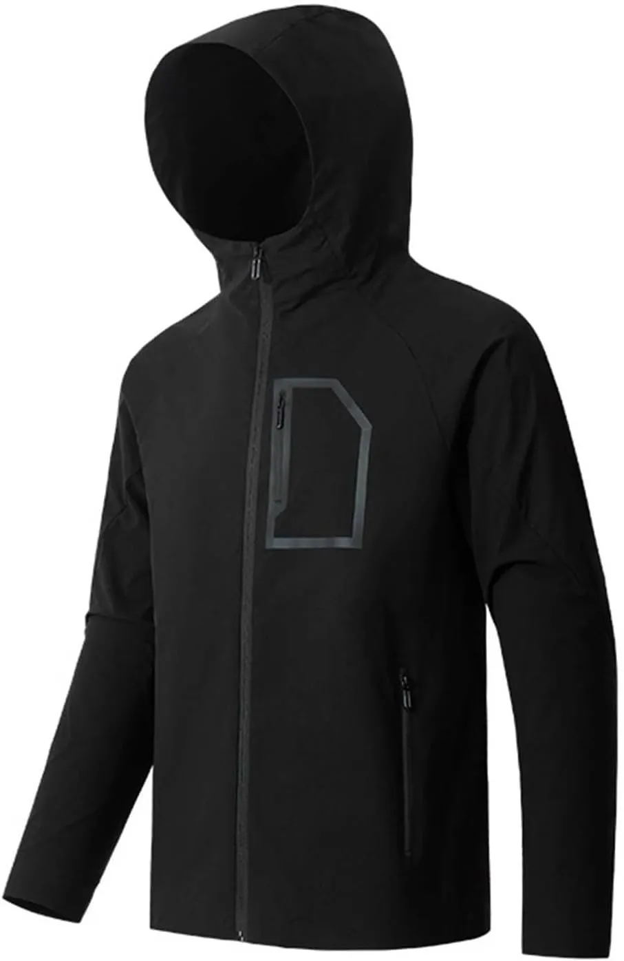 Men's Shell Tactical Jacket Men's Hunting Mountain Softshell Hoodie Jacket Hooded Sun Shirt Rain Hoody Lightweight