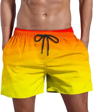 Mens Swim Trunks Quick Dty Bathing Suit Beach Pants Quick Dty Mens Swimming Trunks Swimsuit Swim 5 Inch