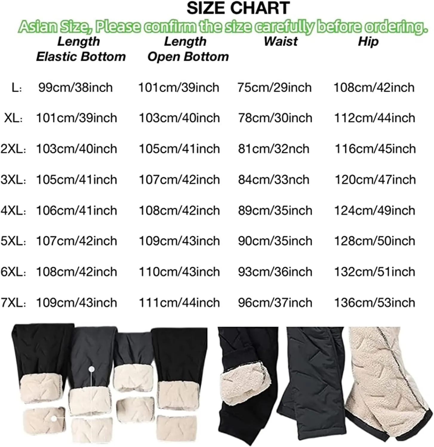 Mens Winter Fleece Sweatpants Sherpa Lined Pants Active Drawstring Jogger Trousers Winter Warm Joggers Pants