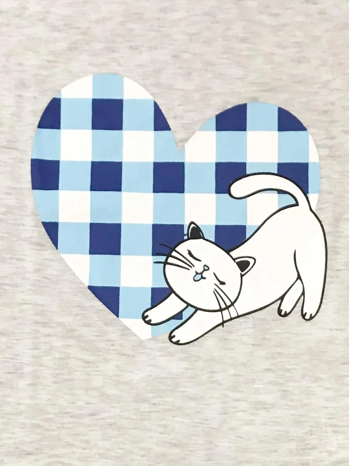 MyFav Big Kids Girls Sleeveless Sleepwears Hearts Shape Striped Pajama Nightgown