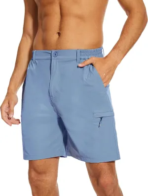 NATUVENIX Hiking Shorts Men, Quick-Dry Fishing Shorts for Men Lightweight Stretch Work Shorts Causal Travel