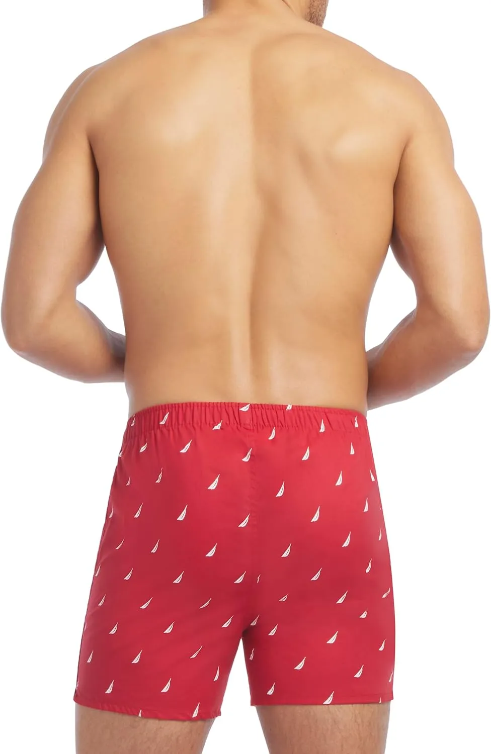 Nautica Men's Cotton Woven 3 Pack Boxer