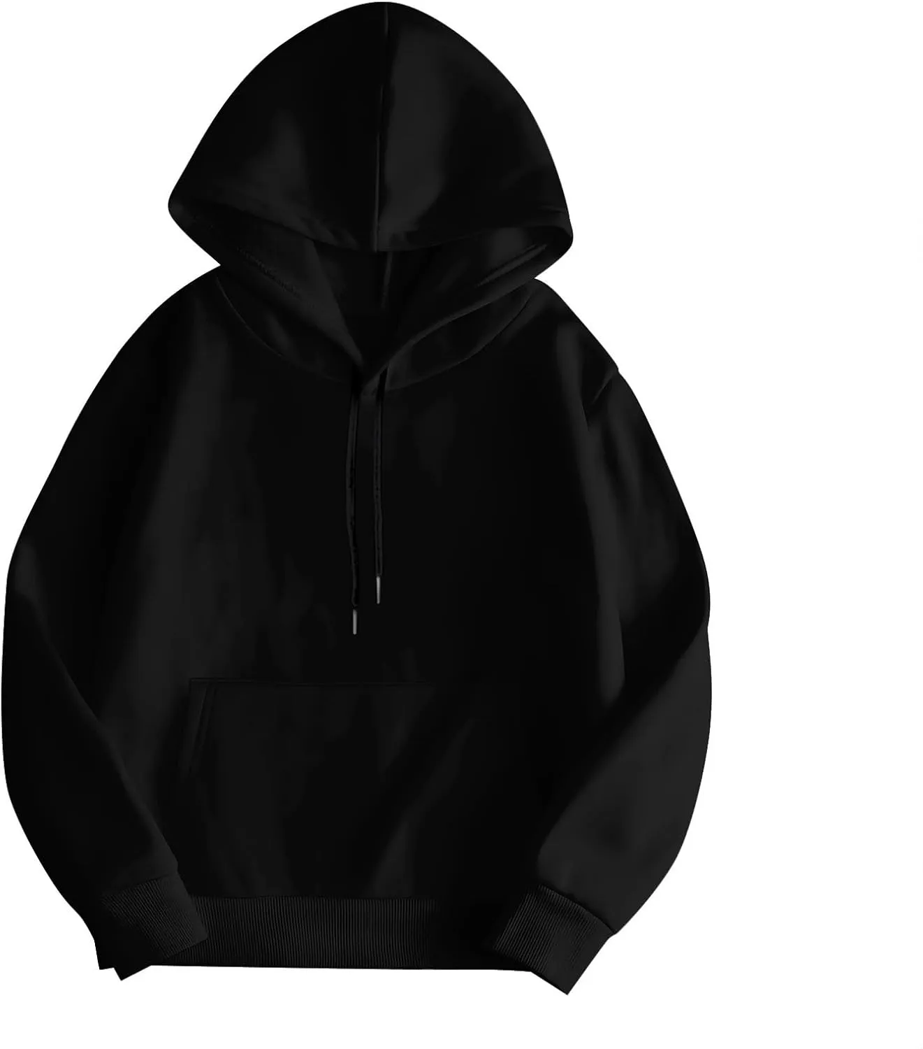 Oversized Hoodies for Women Fleece Plain Hooded Sweatshirts with Pocket Casual Long Sleeve Pullover Sweaters Y2k Tops