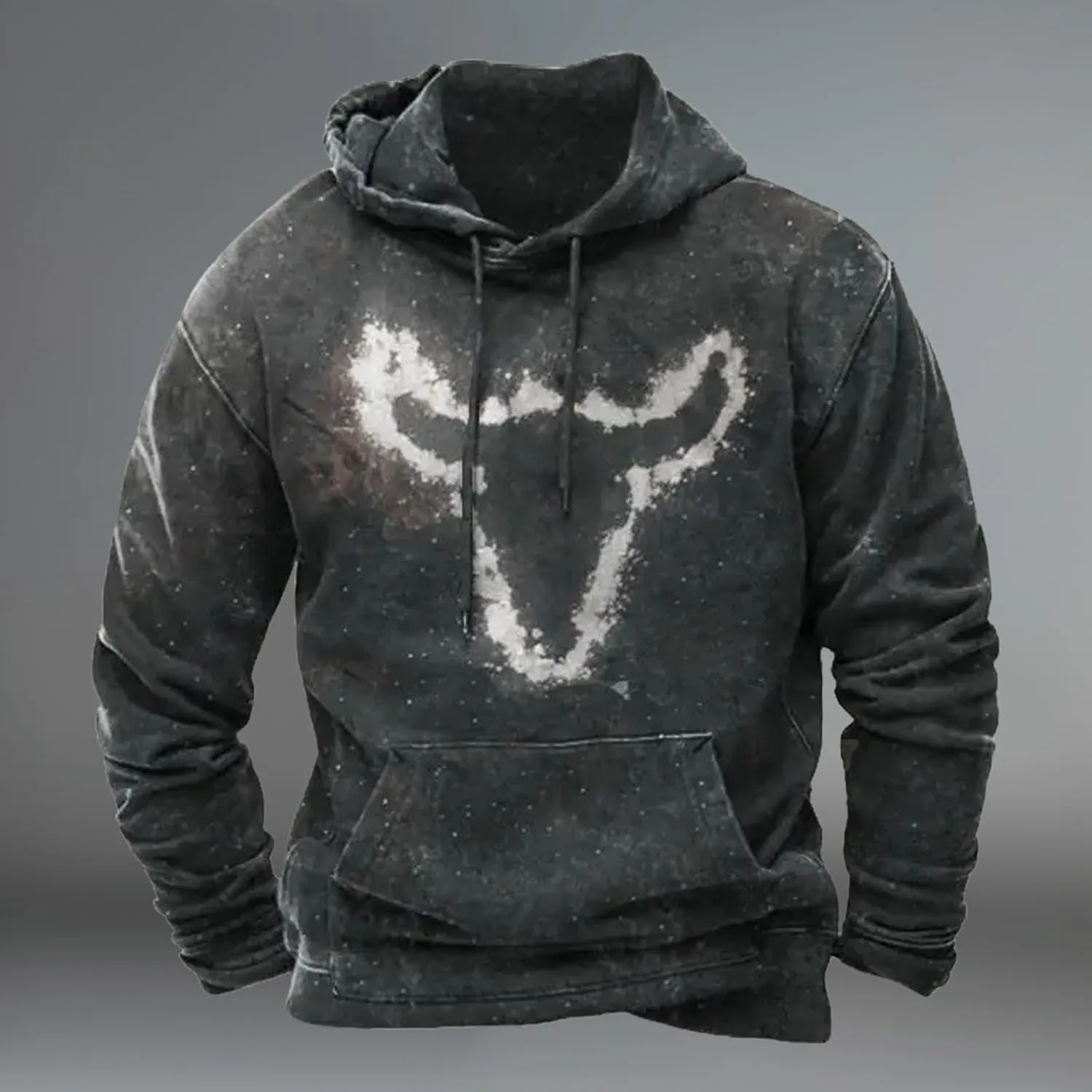 Plain Hoodie Hooded Winter Solid Men's Long Color Jacket And Sleeve Autumn Men's blouse Mens Oversized Hoodie Black