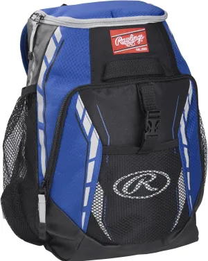 Rawlings | R400 Baseball & Softball Backpack Equipment Bag | T-Ball / Rec / Travel | Multiple Colors