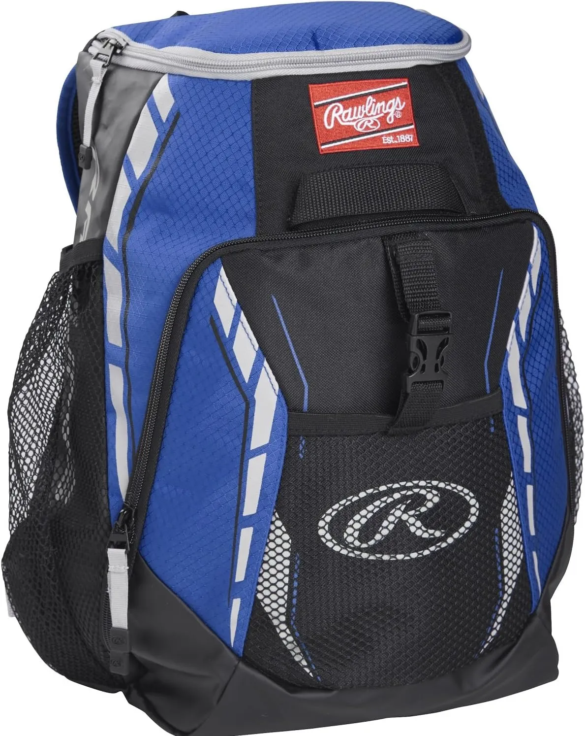 Rawlings | R400 Baseball & Softball Backpack Equipment Bag | T-Ball / Rec / Travel | Multiple Colors