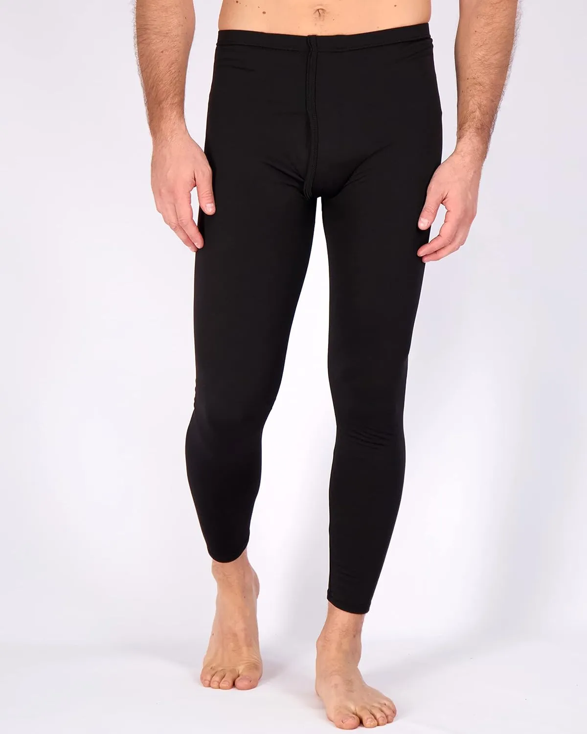 Real Essentials 4 Piece: Men's Thermal Underwear Sets - Long Sleeve Top & Bottom Fleece Long Johns (Available in Big & Tall)
