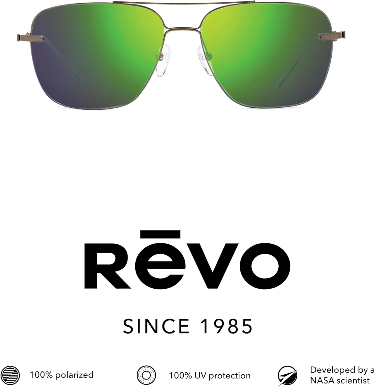 Revo Sunglasses Air 3: Polarized Lens with Titanium Frame