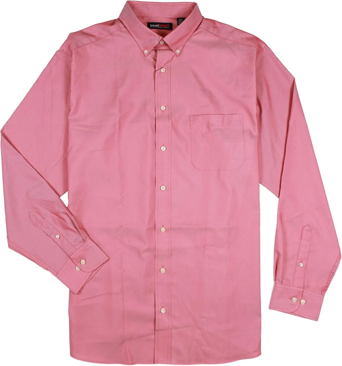 Roundtree & Yorke TravelSMART Big and Tall Non-Iron Men's Long Sleeve Shirt