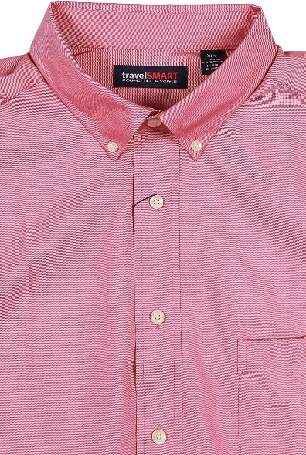 Roundtree & Yorke TravelSMART Big and Tall Non-Iron Men's Long Sleeve Shirt