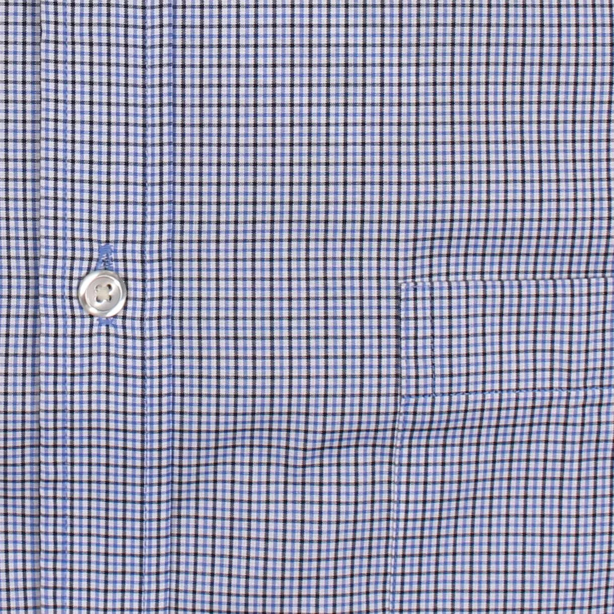 Roundtree & Yorke TravelSMART Men's Big and Tall Short Sleeve Button-Down Shirt Wrinkle Resistant Non-Iron Easy-Care