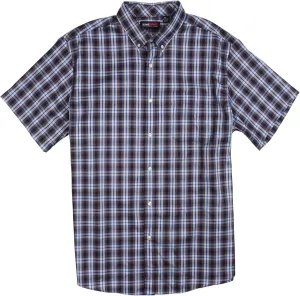 Roundtree & Yorke TravelSMART Men's Short Sleeve Button-Down Shirt Wrinkle Resistant Non-Iron Regular Sizes