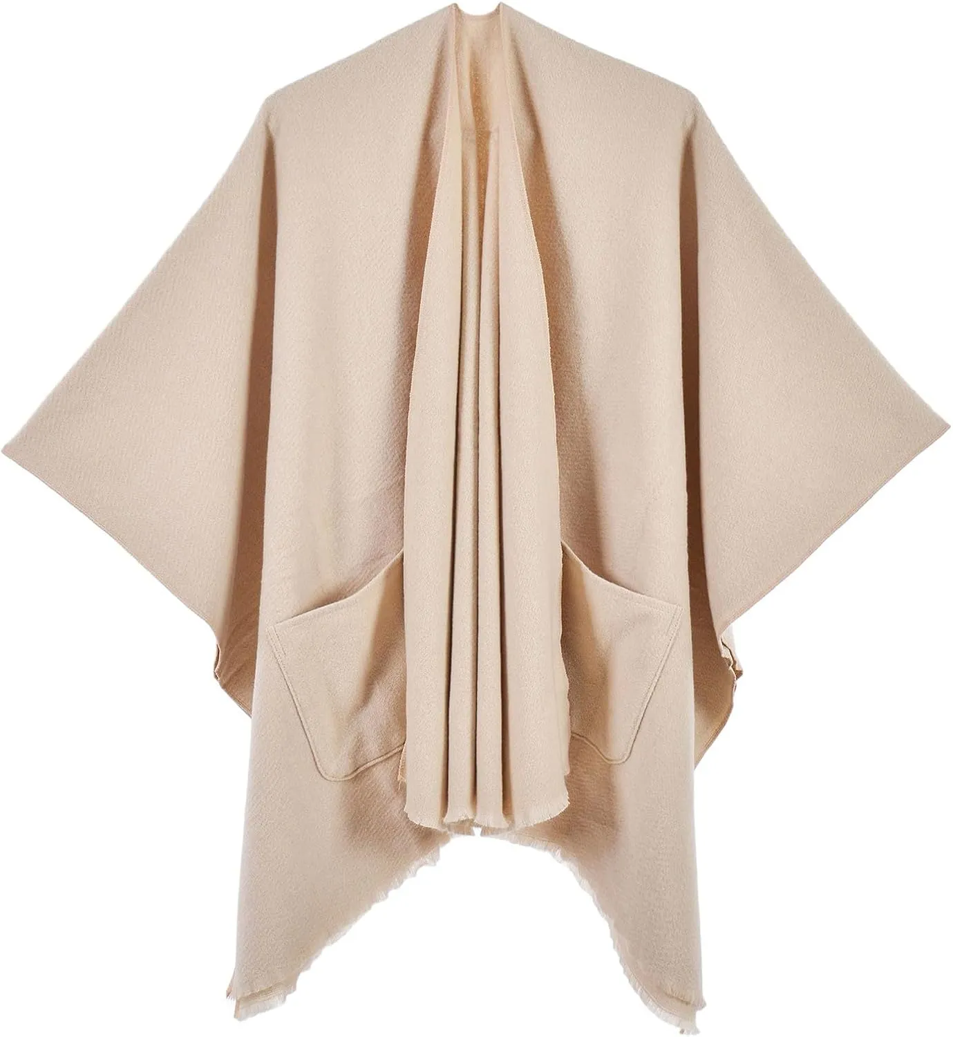 Shawl Wraps for Women Warm Chunky Shawl Scarves Fall Winter 2024 Cape Cardigan Sweaters Open Front Poncho Trendy
