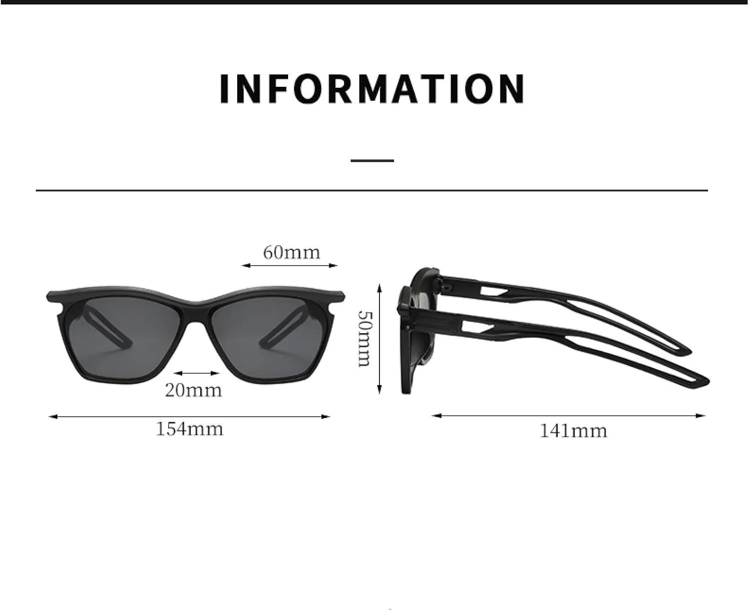 Stylish Sunglasses for Men Fashion Shape Hollow Out Leg Woman Sunglass